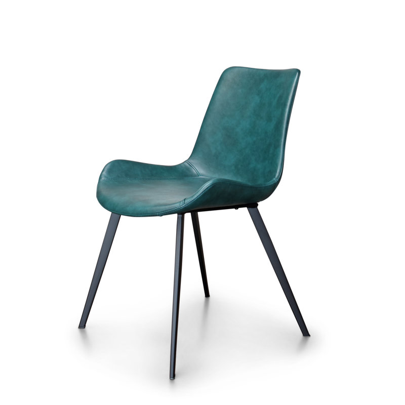 Zhora 18'' H Upholstered Side Chair, Blue