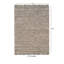 Tapis réversible en laine mélangée ivoire et neutre avec base en jute et bordure en jute Brogan-20943454