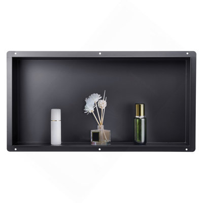 Shower Niche 13 x 25 x 4 inch Frameless Recessed Shelf Stainless Steel
