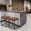 Tabouret de comptoir court 24 po Izzi-1138631117