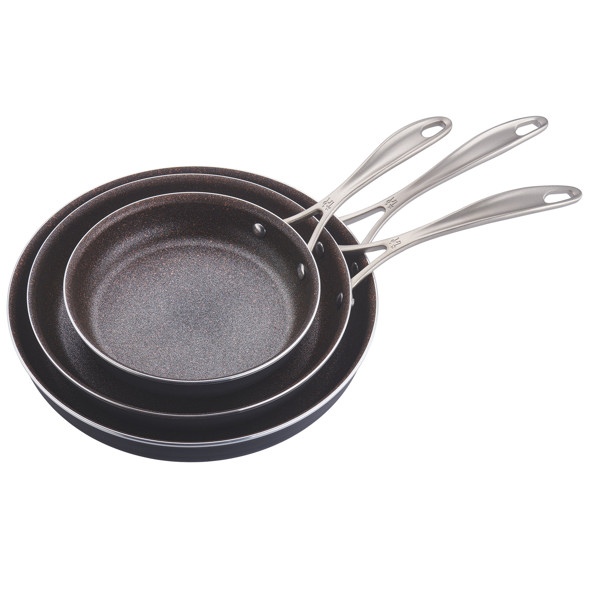 HENCKELS Capri Notte Black Granitium Non-stick Cookware Set, 10-piece