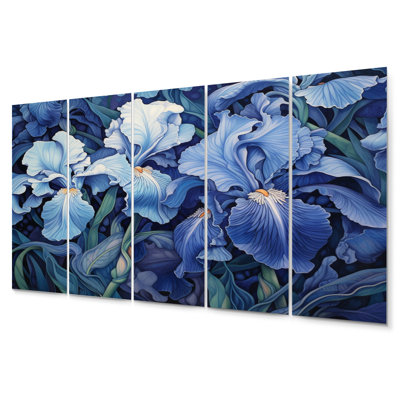 Traditional Plants & Flowers Wall Decor on Metal
