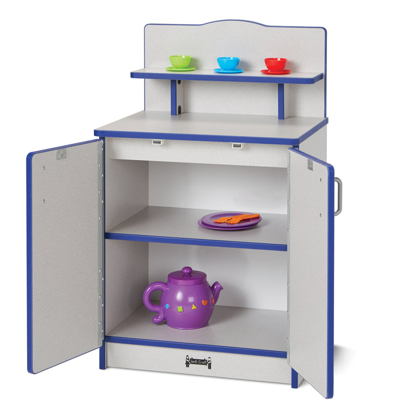 Rainbow Accents® Culinary Creations Kitchen Cupboard, Gray/Blue