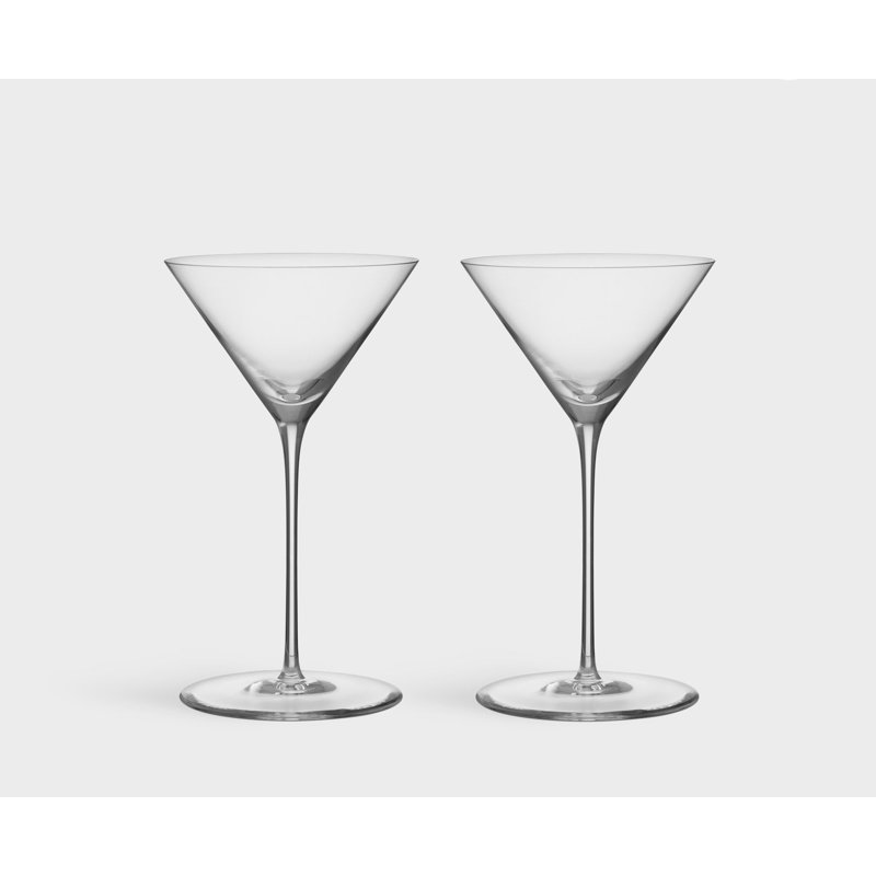 Geometry Handmade Martini Glass