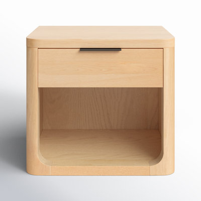 Altus 1 Drawer Wood Nightstand