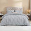  Luxurious Microfiber Pintuck Design Duvet Cover With Pillowcases -123432745-123432742