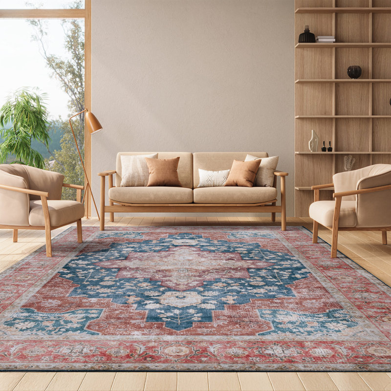 Tucson Performance Machine Washable Oriental Rug, Rectangle 8' x 10'