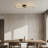 Waveline Modern S-Curve Integrated LED Chandelier-759243075