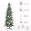 Arbre de Noël artificiel enneigé 7,5 pi