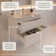 Meuble-lavabo mural simple avec lavabo intégré 32 po Tuscany (robinet non inclus)