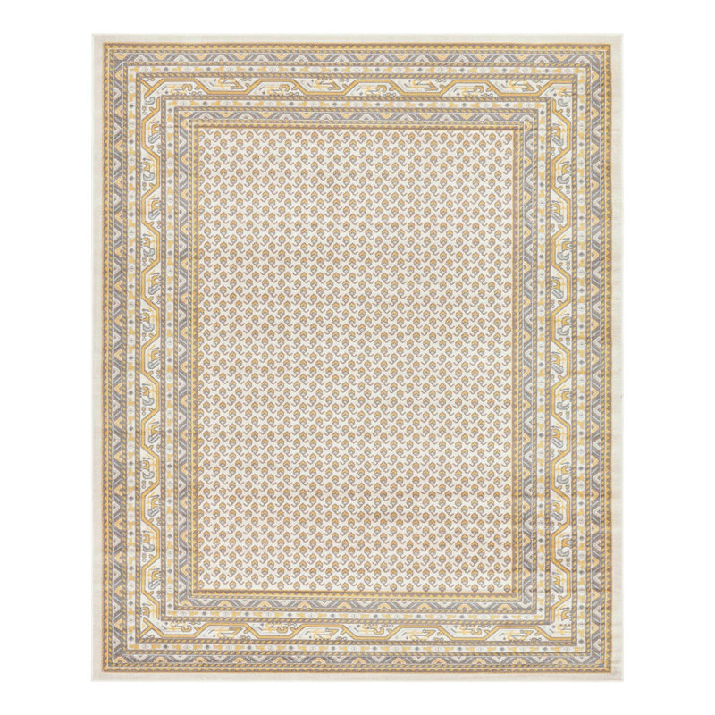 Swinson Geometric Indoor Rug, Rectangle 6'1" x 9'