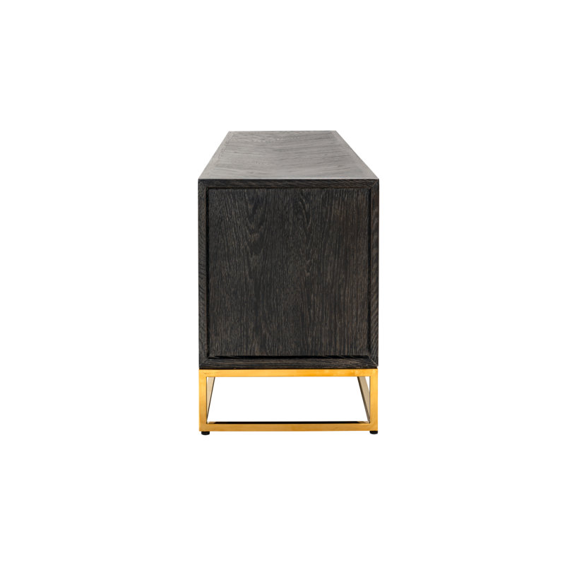 Blackbone Media Console, Black/Gold, 79"