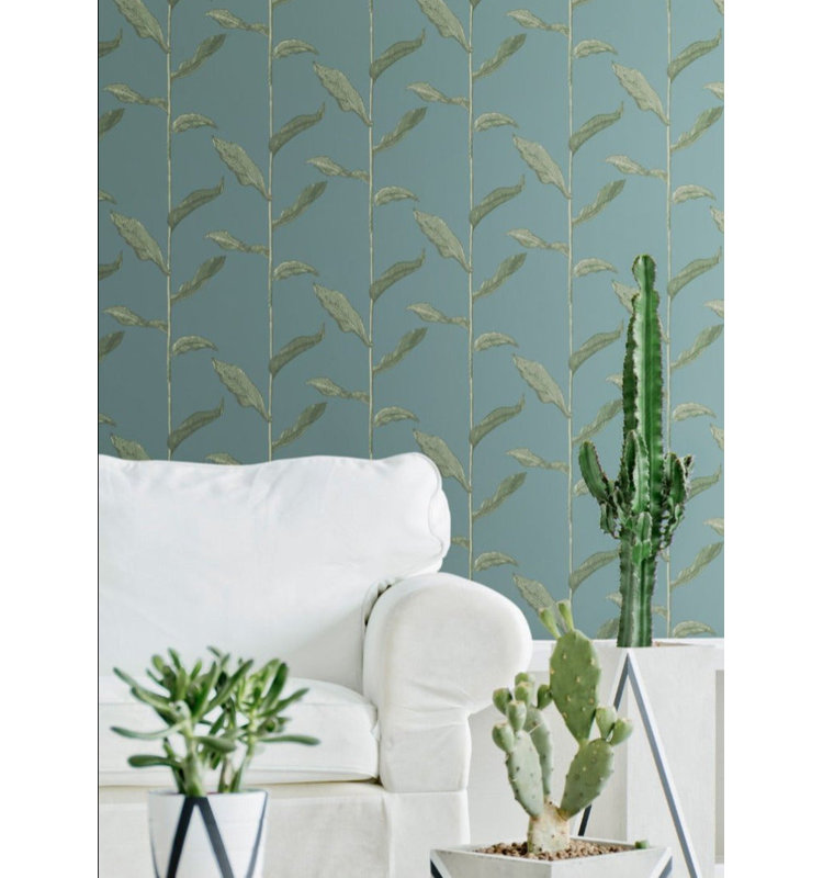 Nomad 10' L x 24" W Wallpaper Roll, Golden Night, Faux Grasscloth, Non-pasted