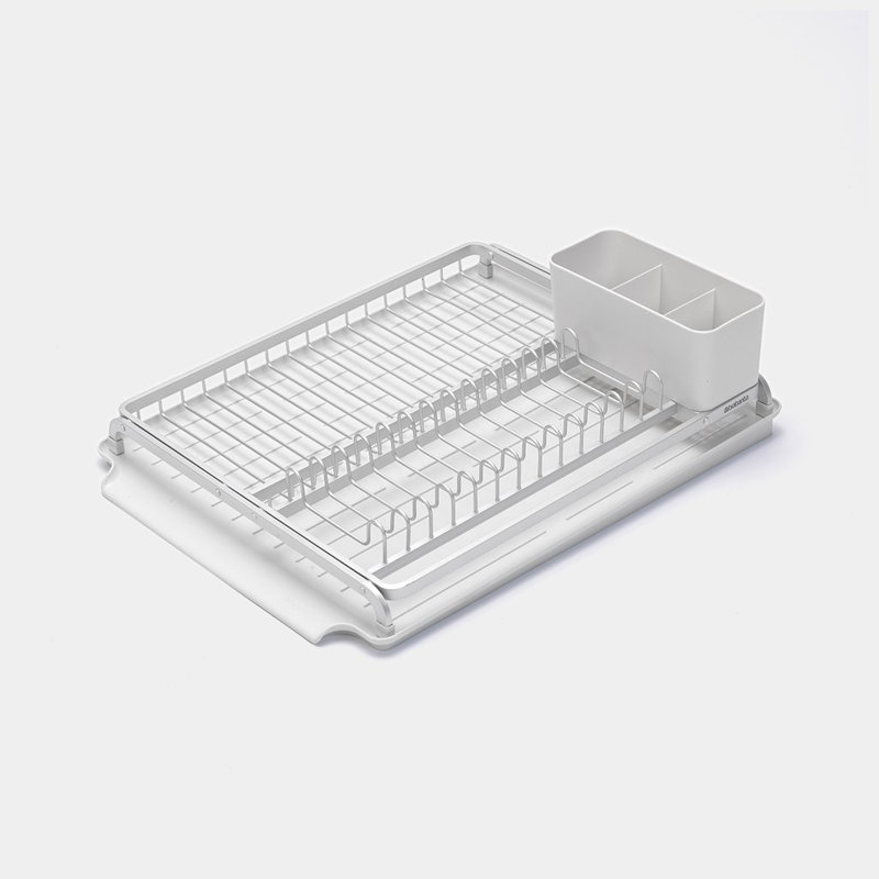 Brabantia Sinkside Dish Drying Rack, Light Grey