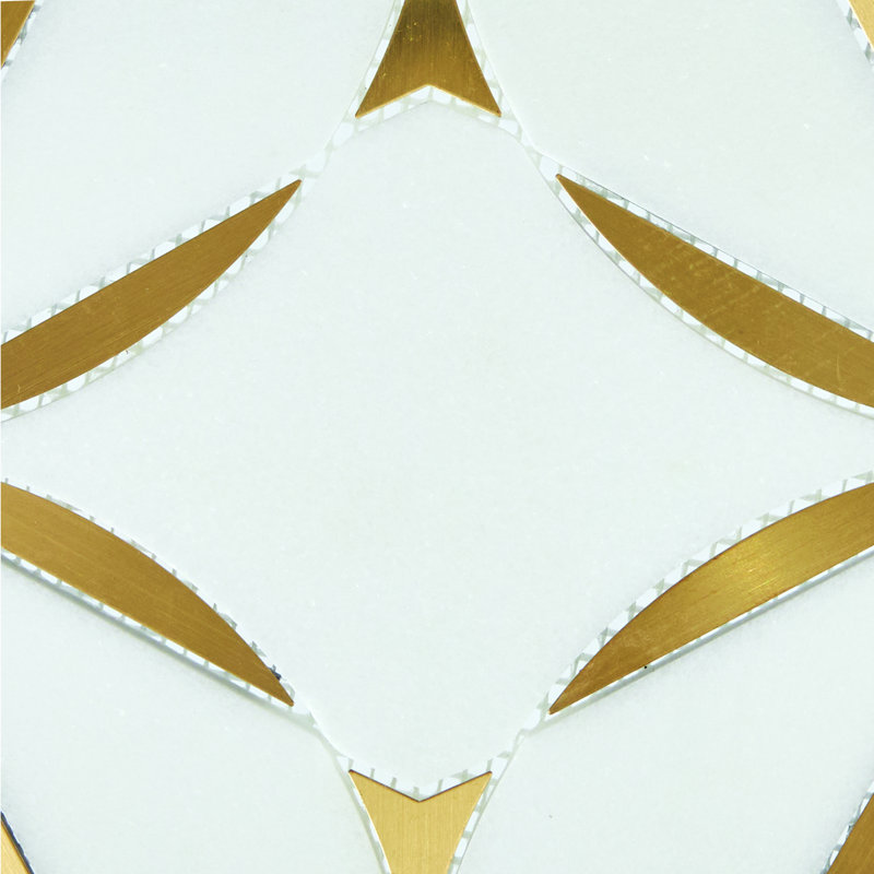 8" x 8" Natural Stone Mosaic Wall Tile