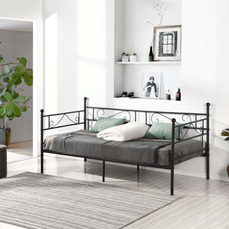 Metal Daybed, Black