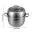 Living And Home 8L Steel Pot Set
