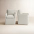 Alayaa Performance Upholstered Armchair with Casters