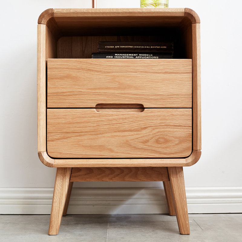 Solid Wood Bedside Cabinet