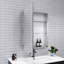 Miroir encastré ou à fixation en surface avec 2 tablettes réglables en verre trempé-257172312