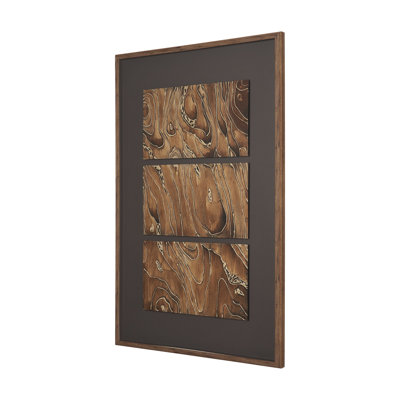 Forest Topography by  Studio Handmade Original Framed Artwork Matted under Glass
