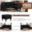 Canapé modulaire en similicuir avec méridienne Kivita-1499357979