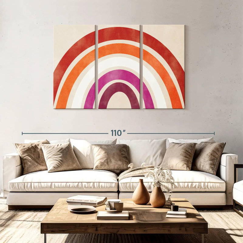 Lesbian Colors Rainbow, 48" H x 74" W