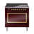 Burgundy/Brass