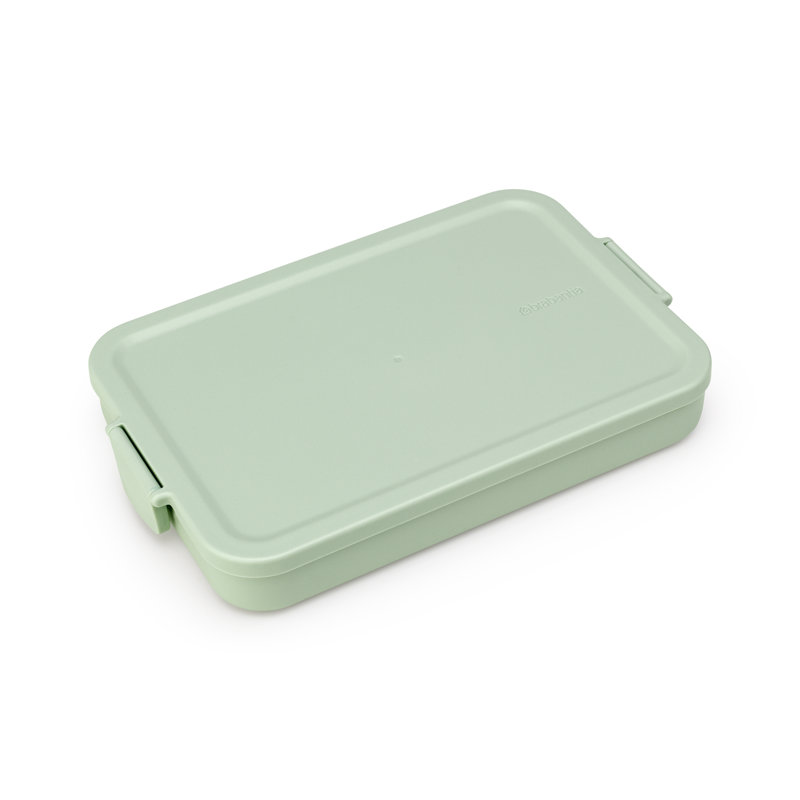 Brabantia Make & Take Lunch Box, Flat, Jade Green