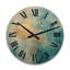 Horloge murale en bois massif Amesha-465443835