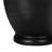 Table Lamp - 17"H, Black Ceramic Material