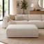 Repose-pieds Blanaid Chic Boucle
