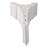 Decorative Object Porcelain Honeycomb Eiffel Tower Design For Home Office Bedroom Living Room - 14" Ivory