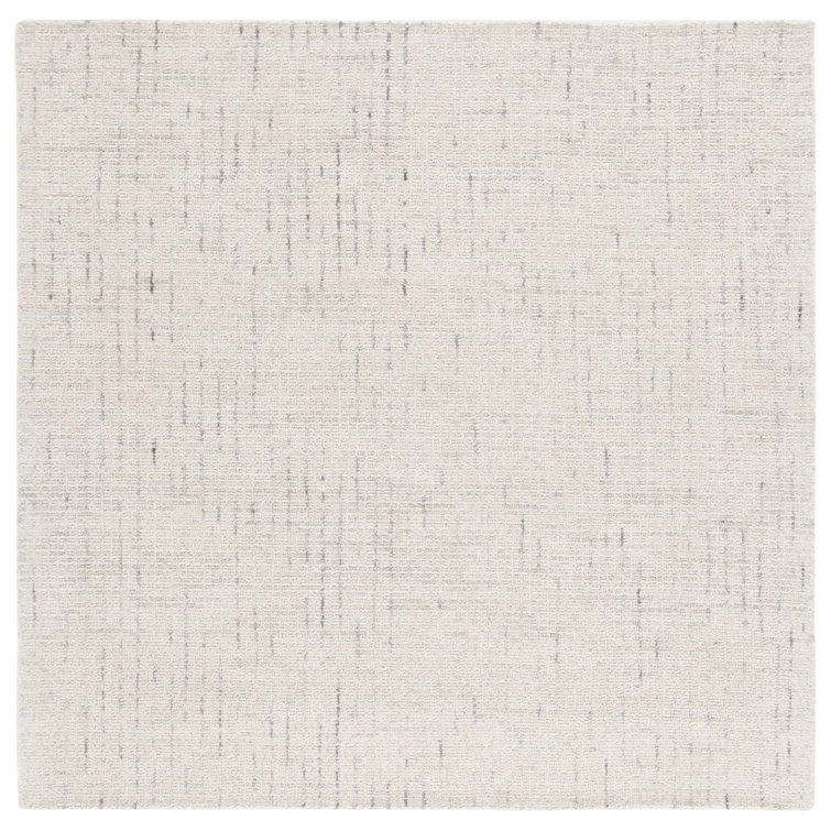 Rheuben Striped Wool Hand Tufted Area Rug