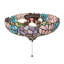 16" Wide Wisteria Fan Light Fixture