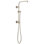 Essential™ Euro Round Shower Column