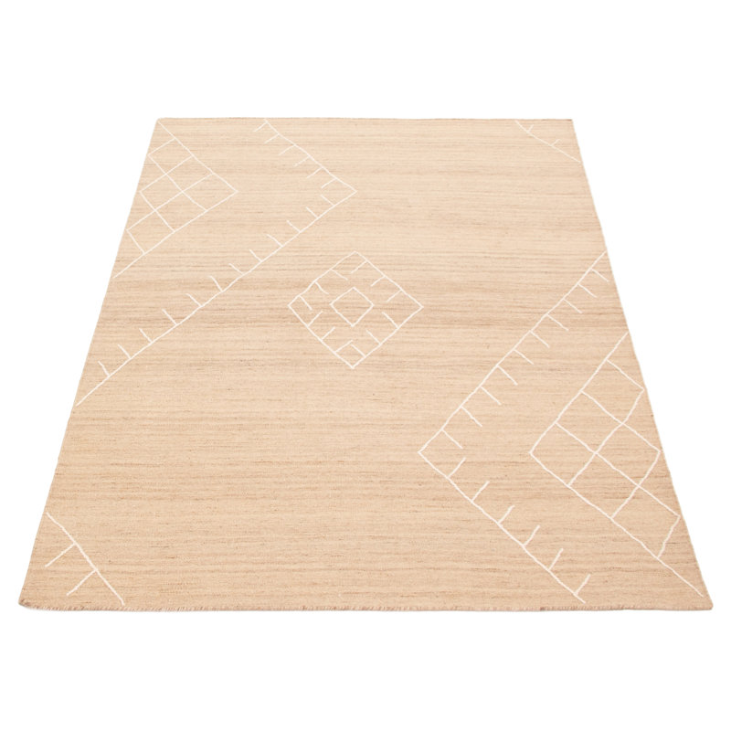 Marrakech Ivory Kilim 5'3" x 7'10"