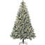 Arbre de 7,5 pi avec 1149 branches, 550 blanc chaud, moelleux, arbre de Noël artificiel Holiday Delight, lumières DEL colorées, feuilles floquées, décoration de base stable