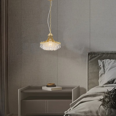Lustre suspendu 11,75 "Dia X 10" H