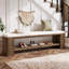 Polyester Upholstered Storage Bench