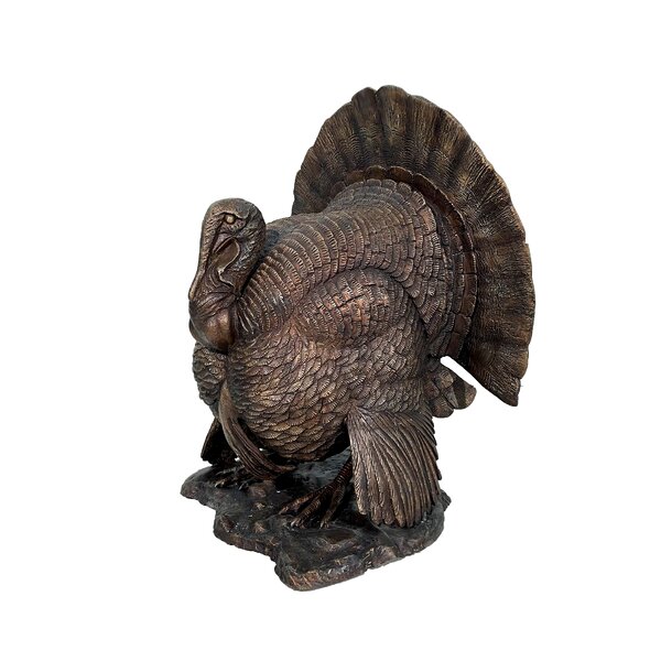 https://assets.wfcdn.com/im/43319670/resize-h600-w600%5Ecompr-r85/1389/138946732/Bronze+Turkey+Garden+Statue.jpg