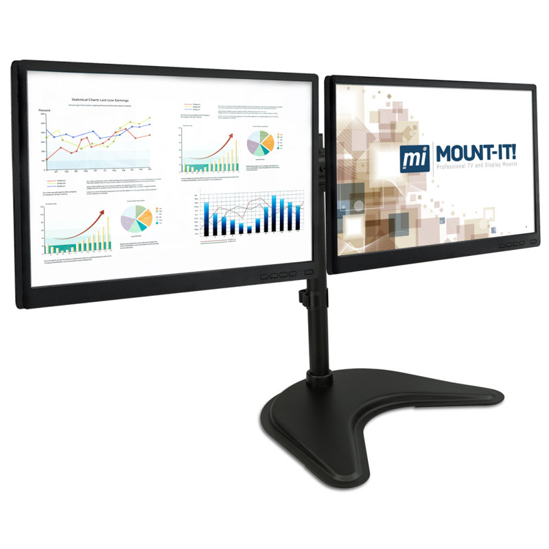 Displays Stand 2 Screen Desk Mount