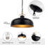Luminaire suspendu en dôme en métal martelé à 1 lumière Gettysburg