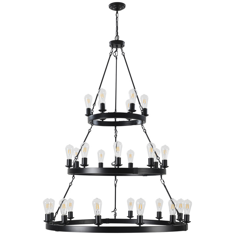 Luminaire suspendu rond 27 lumières Dumb