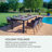 Rectangular 8 -Person 213Cm L Garden table-62757958