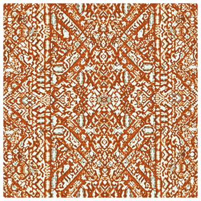 Tapis de bain à motif géométrique complexe