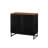 Cabinet With Slatted Grille Striped Door
