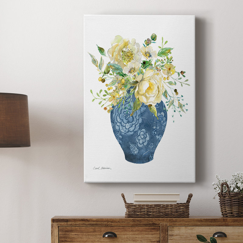 Sunny Chinoiserie I - galerie sur mesure, H 18 po x l 12 po