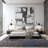 Combien Tufted Gray/Blue/Yellow Non-Slip Rubberback Area Rug-24120729