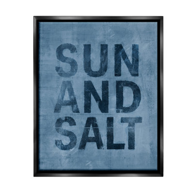 «Sun & Salt Expression Floater Frame» par Victoria Barnes sur toile